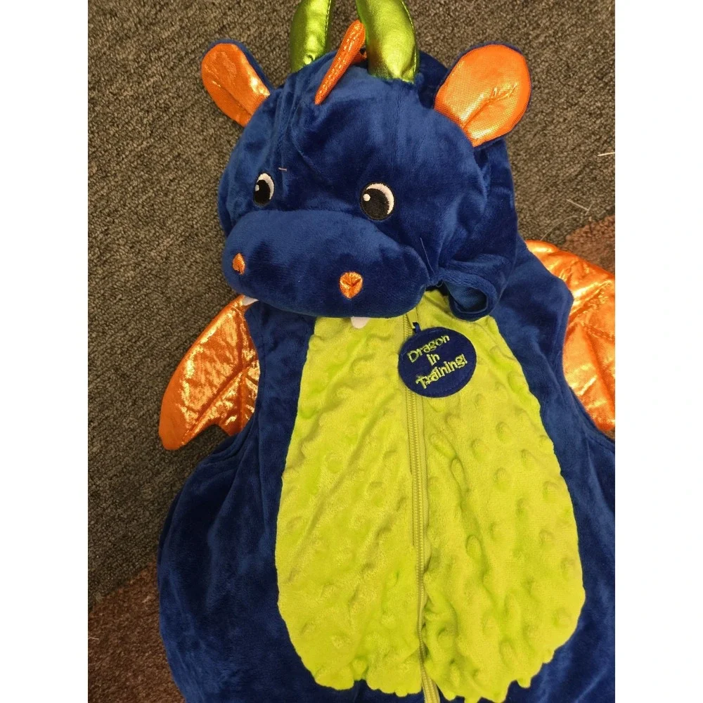 Dream Play Imagine Blue Dragon in Training Costume Infants Sz 6-9 Months
